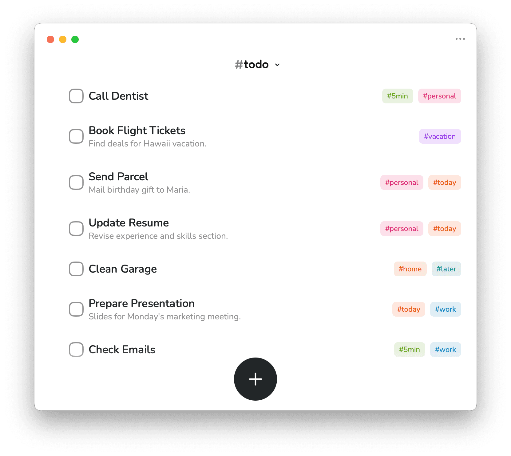 todo app